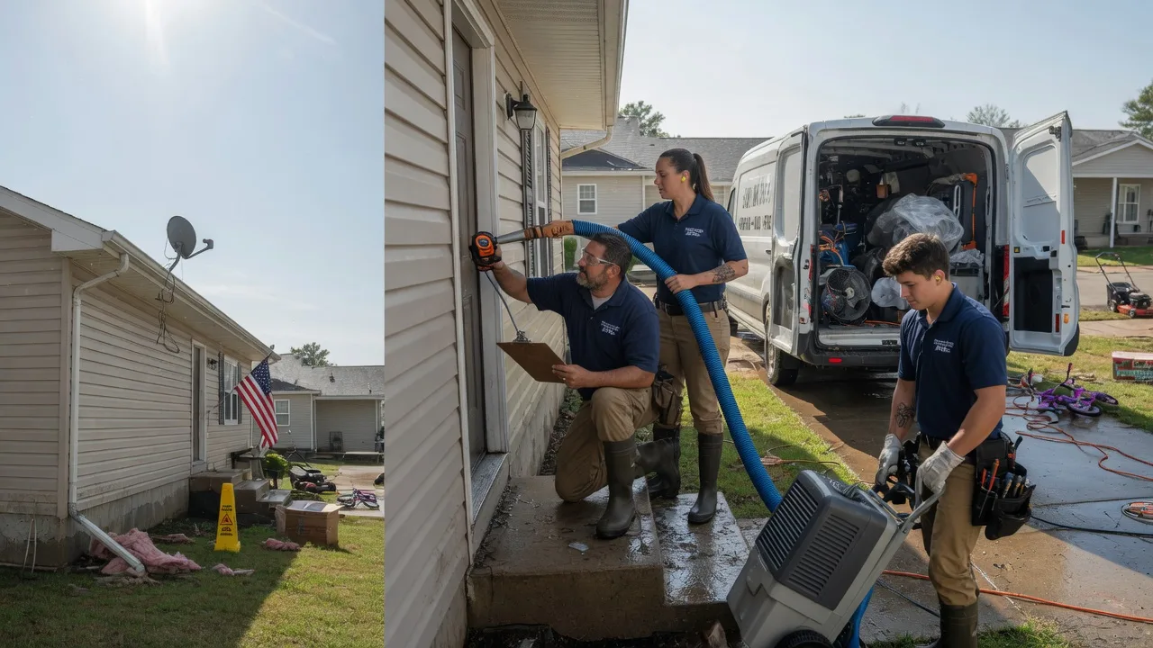 Ceiling Water Damage Restoration in Kingdom City, MO near me